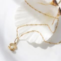 Pearl Clam Shell Charm -Carrie Elizabeth IMG 8166copy2 scaled