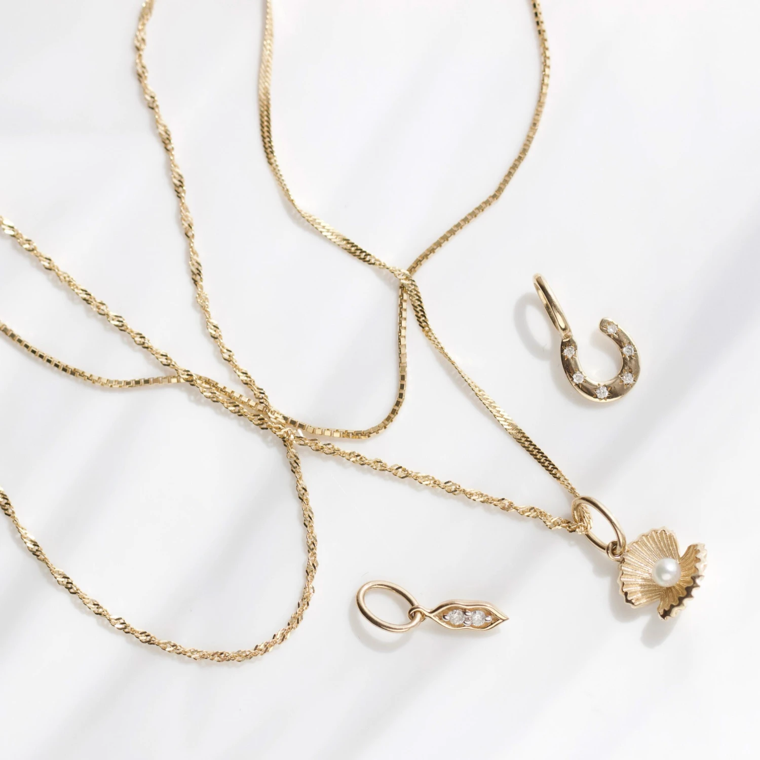 Diamond Peas In A Pod Charm 6 Diamond Peas In A Pod Charm - Image 6