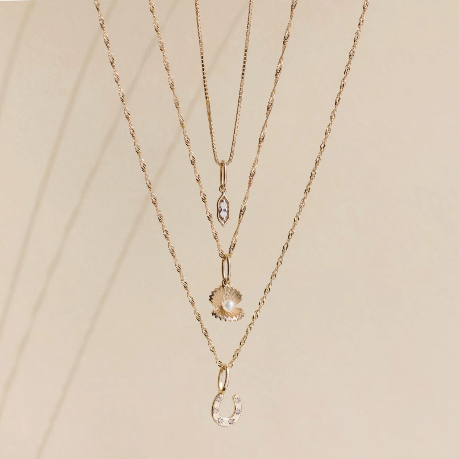 Diamond Horseshoe Charm 6 Diamond Horseshoe Charm - Image 6