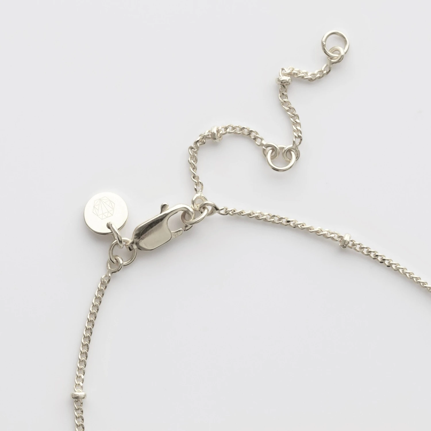 Dainty Star Chain In White Topaz 5 Dainty Star Chain In White Topaz - Image 5