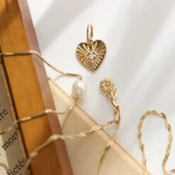 Pearl Solitaire Necklace -Carrie Elizabeth IMG 8987copy2 scaled