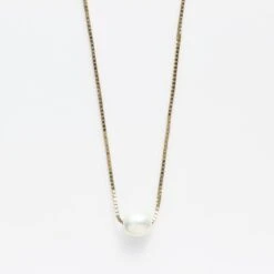 Pearl Solitaire Necklace