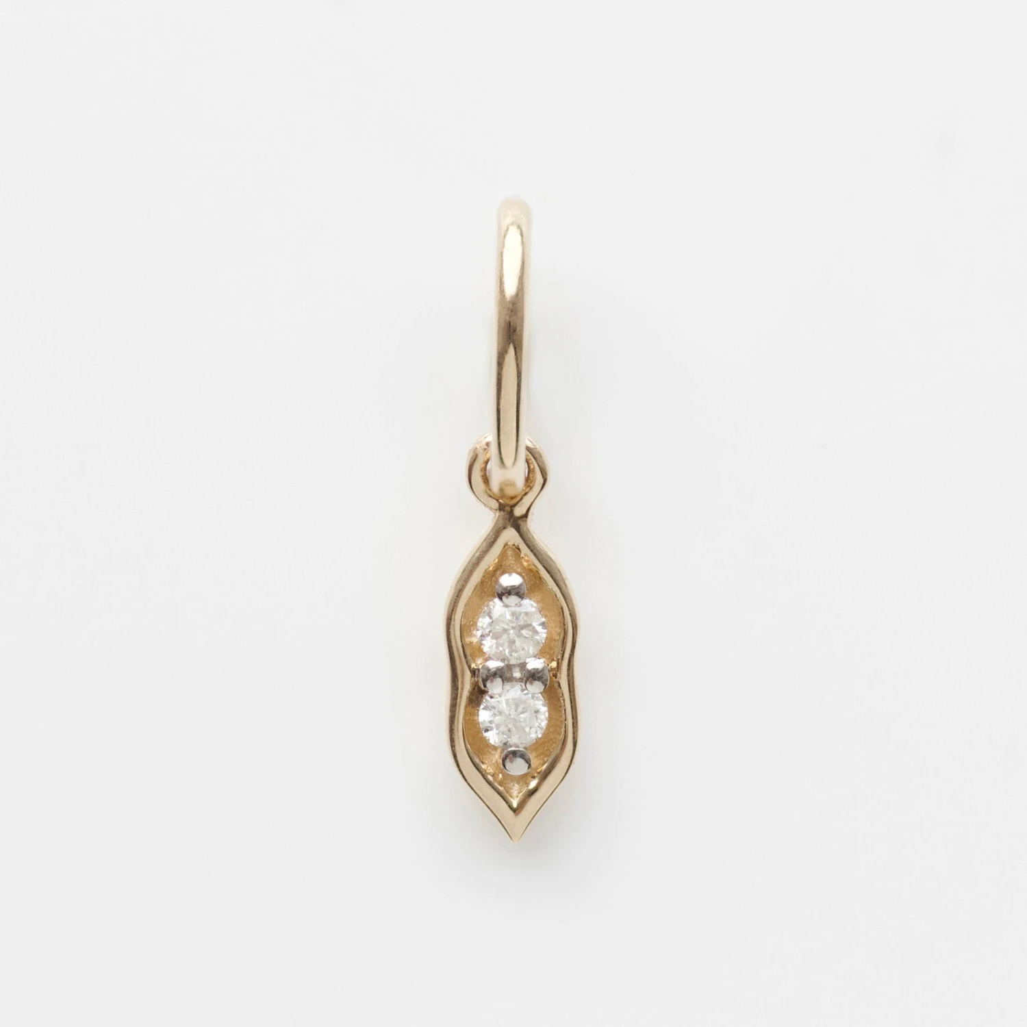 Diamond Peas In A Pod Charm 1 Diamond Peas In A Pod Charm