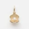 Pearl Clam Shell Charm