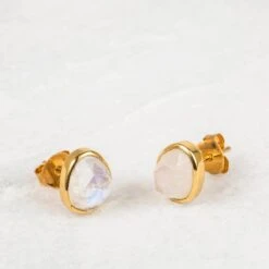 Simple Moonstone Earrings -Carrie Elizabeth JayneLloyd ProductPhotography CarrieElizabethJewellery 4550