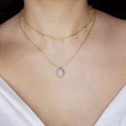 Semi Precious Moonstone Necklace -Carrie Elizabeth MicrosoftTeams image 14 33f083f1 f8f9 4574 b49c e577d6856de0