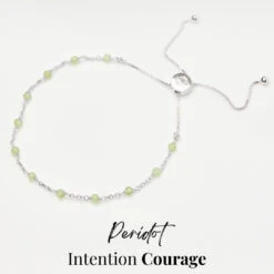 Zoe Sugg Intentions Beaded Bracelet 24 Zoe Sugg Intentions Beaded Bracelet -Carrie Elizabeth PeridotIntentionCourageCarrieElizabethxZoeSuggIntentionscollectiongemstonejewellery 3