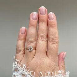 Estelle Morganite & Diamond Ring UK Size P -Carrie Elizabeth Photo03 11 2020 142048 1 sqcopy beb70025 8873 4f3c 8469 69da5e9f1c4c