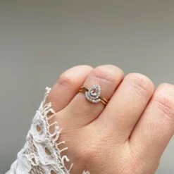 Diamond U Shaped Hugging Ring 12 Diamond U Shaped Hugging Ring -Carrie Elizabeth Photo03 11 2020 142048 2 sqcopy