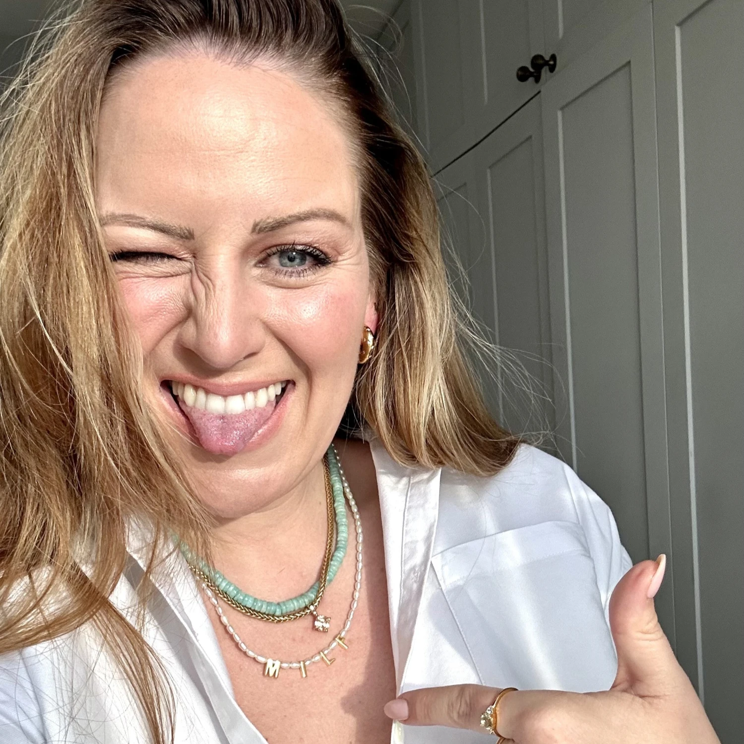 Custom Made Personalised Pearl Necklace 2 Custom Made Personalised Pearl Necklace - Image 2