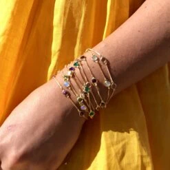 Dainty Semi Precious Stone Bracelet 29 Dainty Semi Precious Stone Bracelet -Carrie Elizabeth Photo28 02 2020 110056