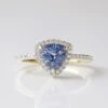 Exclusive Blue Sapphire And Diamond Ring - Size Small