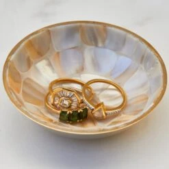 Mother Of Pearl Trinket Tray 12 Mother Of Pearl Trinket Tray -Carrie Elizabeth Shelldish 4 scaled
