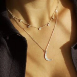 New Moon Necklace -Carrie Elizabeth SilverSet1 b92ee1dc 770c 42ab b918 fd216e7745af scaled