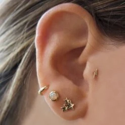 Lightning Bolt Earring -Carrie Elizabeth SolidGoldEarStyling5 334dfcbe 7429 4eb0 b0ef 0766f7b60639 scaled