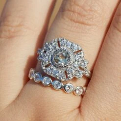 Venus Green Amethyst Ring 15 Venus Green Amethyst Ring -Carrie Elizabeth Venus bezelcz scaled