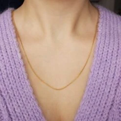 Chain In Gold Vermeil -Carrie Elizabeth VermeilChain18 scaled