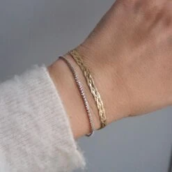 Diamond Cut Braid Chain Bracelet -Carrie Elizabeth WhatsAppImage2021 12 15at15.23.54 2c43f6ad 7501 4180 aa60 93521b6e67e8