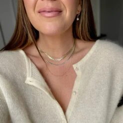 Diamond Cut Braid Chain Necklace 22 Diamond Cut Braid Chain Necklace -Carrie Elizabeth WhatsAppImage2021 12 16at16.14.42