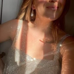 Venus Green Amethyst Statement Earrings 9 Venus Green Amethyst Statement Earrings -Carrie Elizabeth carrievenusstatement