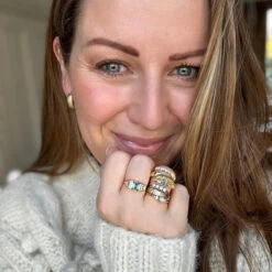 Marisa Star Set Sapphire Signet Ring 11 Marisa Star Set Sapphire Signet Ring -Carrie Elizabeth image 6c2d45f9 2c60 48fc b224 c4b62ea68a0f