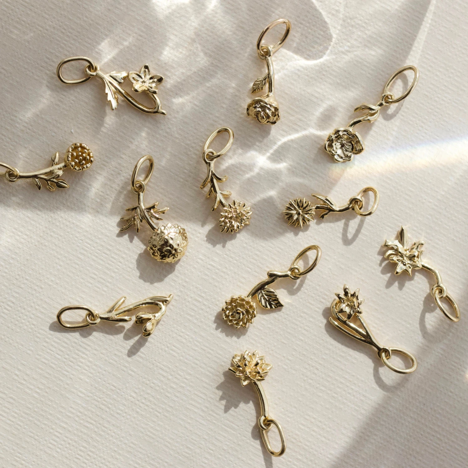 Birth Flower Charm 14 Birth Flower Charm - Image 14