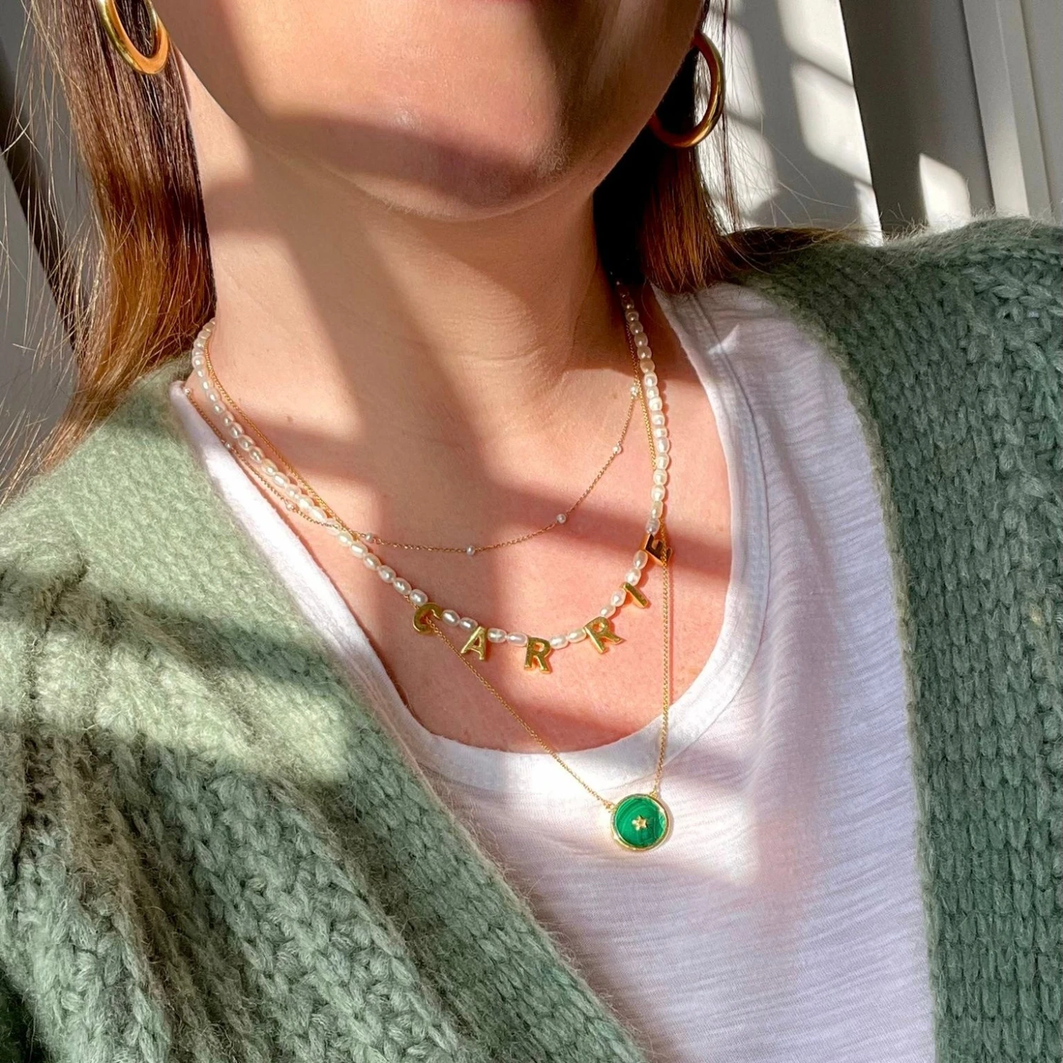 Custom Made Personalised Pearl Necklace 4 Custom Made Personalised Pearl Necklace - Image 4