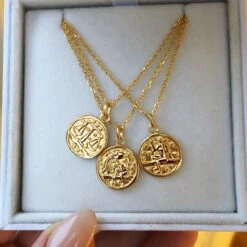 Horoscope Zodiac Engravable Coin Necklace -Carrie Elizabeth image fd5d7d4d 5e86 4ae2 85a9 d9e7c3a77eee