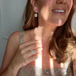 Venus Green Amethyst Drop Earrings -Carrie Elizabeth venusdrop2